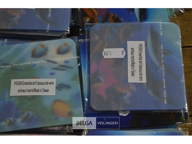 ±110x6st onderleggers voor glazen - afbeelding 4 van  4