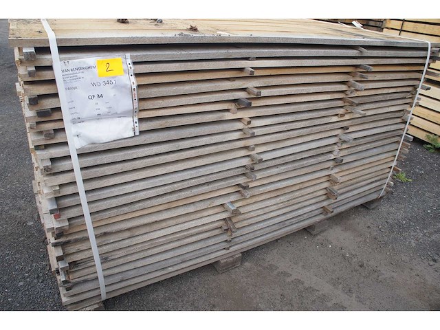 1,12 m³ eiken planken 22mm - afbeelding 1 van  4