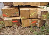 1,13 m³ eiken balken 200x200 - afbeelding 4 van  4