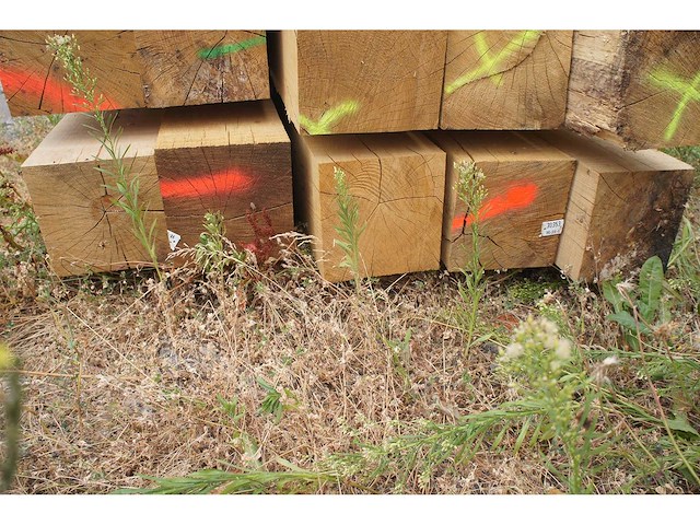 1,13 m³ eiken balken 200x200 - afbeelding 4 van  4