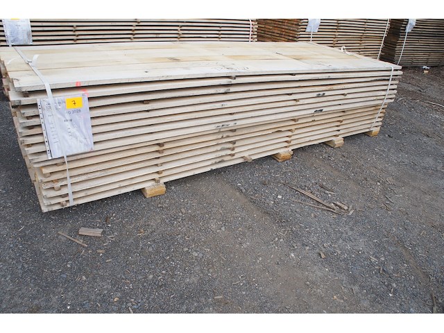1,13 m³ eiken planken 22mm - afbeelding 1 van  4