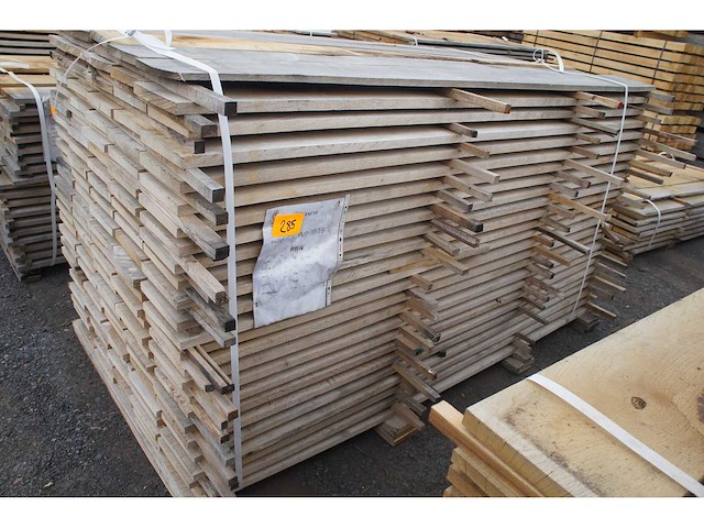 1,13 m³ eiken planken 22mm - afbeelding 1 van  3