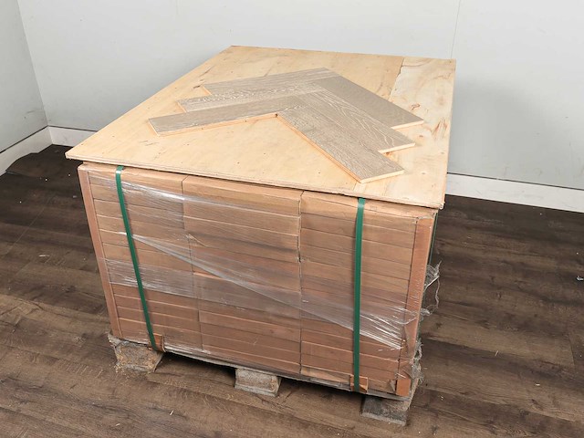 115 m2 parket eiken visgraat mutliplank - 508 x 127 x 14 mm - afbeelding 4 van  4