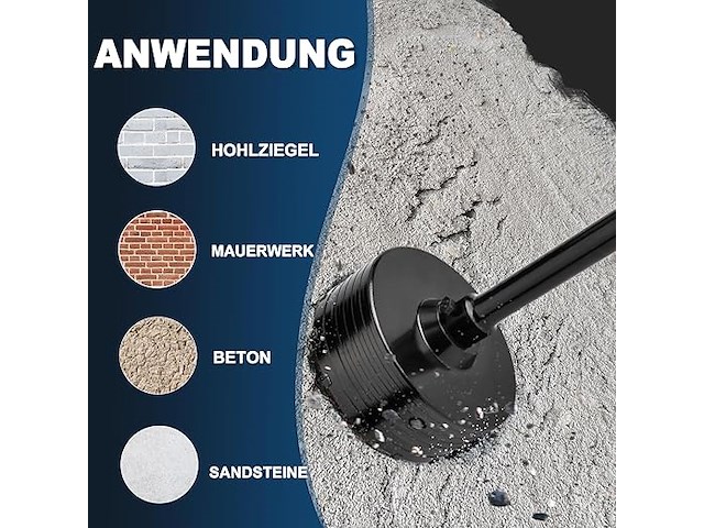 115 mm boorkroon (xxl-tanden) - afbeelding 5 van  5