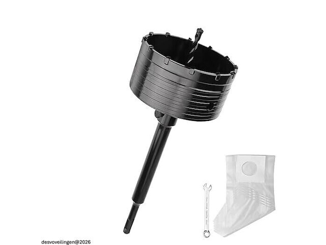 115 mm boorkroon (xxl-tanden) - afbeelding 1 van  3