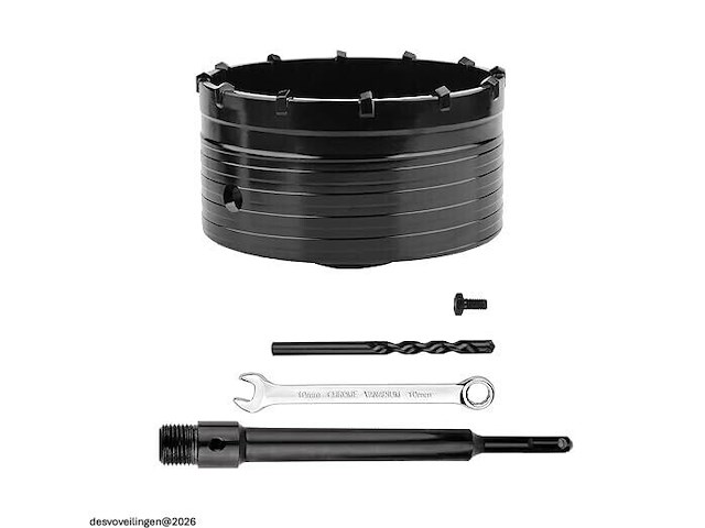 115 mm boorkroon (xxl-tanden) - afbeelding 2 van  3