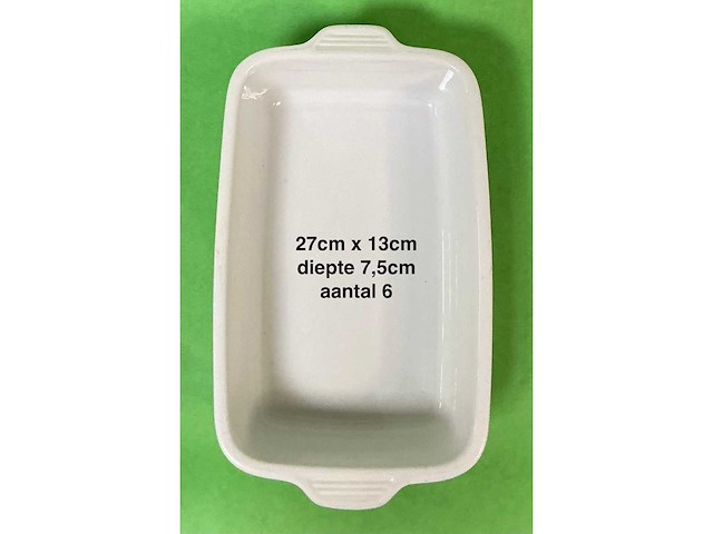 116x diverse witte stenen en glazen schalen en kommen (116x) - afbeelding 10 van  11