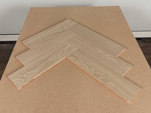 117 m2 parket eiken visgraat multiplank - 508 x 127 x 14 mm - afbeelding 3 van  3