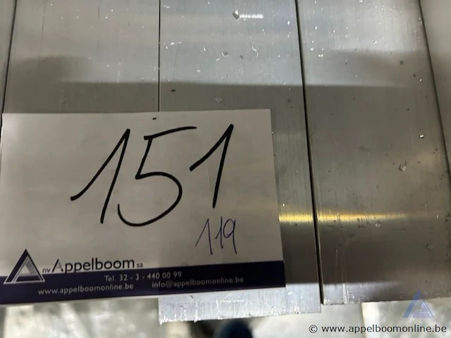 119 aluminium profielen in diverse vormen en afmetingen - afbeelding 5 van  5