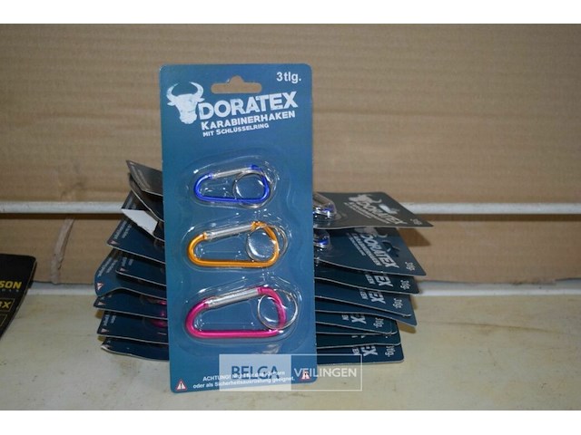 11x 3st karabinerhaken - afbeelding 1 van  2