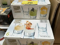 11x 6 st amuse glaasjes 7cl