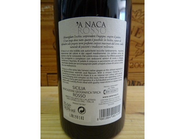 11x 75cl 'a naca rosso 2006 - afbeelding 3 van  4