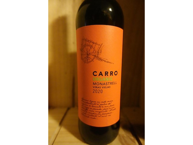11x 75cl carro organic monastrell vinas viejas 2020 - afbeelding 2 van  3