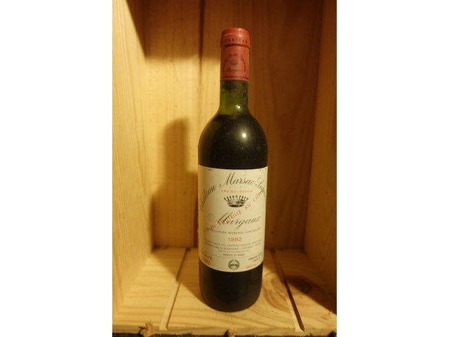 11x 75cl chateau marsac legiumeaux 1982 - afbeelding 1 van  3