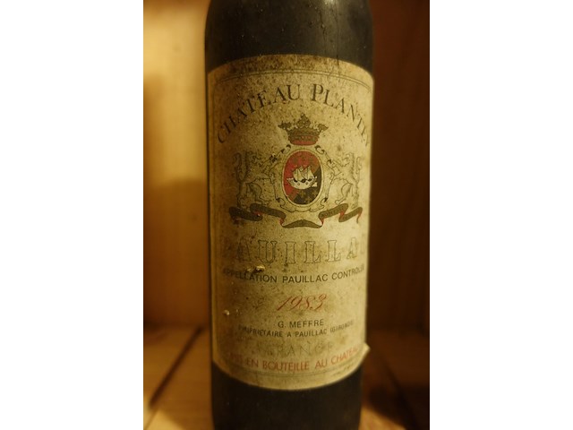 11x 75cl chateau plantey 1983 - afbeelding 2 van  3