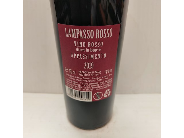 11x 75cl lampasso rosso - afbeelding 2 van  4