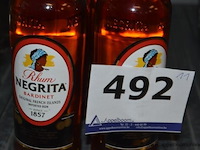 11x fles bruine rum, rhum negrita bardinet - afbeelding 2 van  2