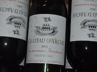 11x fles rode wijn, château d'arche, cru bourgeois supérieur haut-médoc, 2003, 75cl - afbeelding 2 van  3