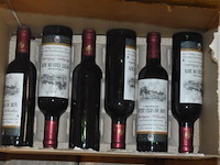 11x fles rode wijn, wo. chateau hourtin-ducasse, haut-medoc, 1998, 75cl - afbeelding 2 van  3
