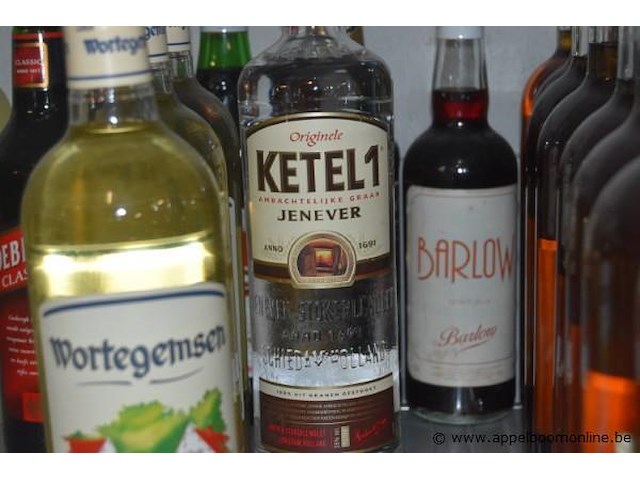 11x fles sterke drank, wo. 1x limoncello pallini 70cl, 1x coebergh classic 70cl, 3x wortegemsen 1l, 1x ketel 1 jenever 1l, barlow 70cl - afbeelding 3 van  4