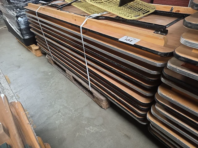 (11x) houten klaptafels - afbeelding 3 van  3