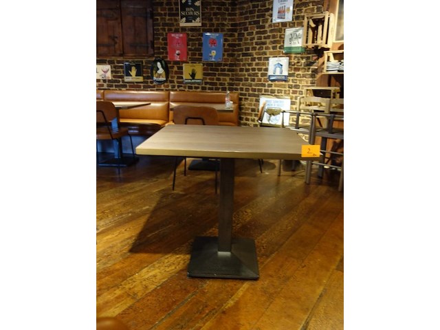 11x houten tafel - afbeelding 1 van  4