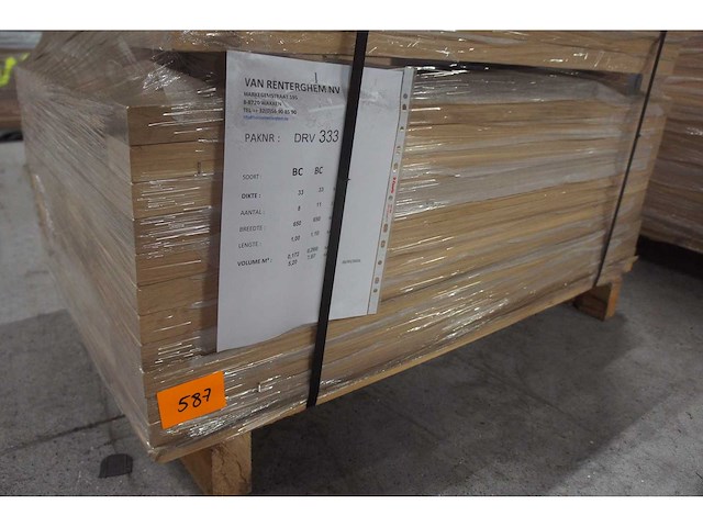 11x massief eiken traptreden 33mm - afbeelding 2 van  4