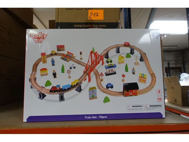 11x train set tooky toy - afbeelding 1 van  2