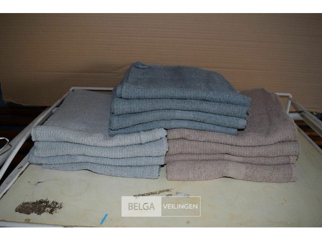 12 badhanddoeken - afbeelding 1 van  2