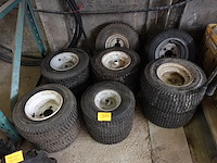 12 banden voor zitmaaiers op velg - afbeelding 1 van  4