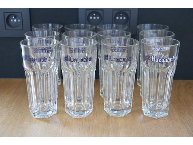 12 bierglazen hoegaarden - afbeelding 2 van  6