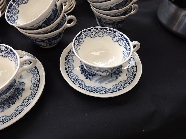 12 delig koffieservies boerenhoeve ( met merkteken) - afbeelding 2 van  4