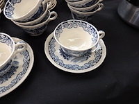 12 delig koffieservies boerenhoeve ( met merkteken) - afbeelding 2 van  4