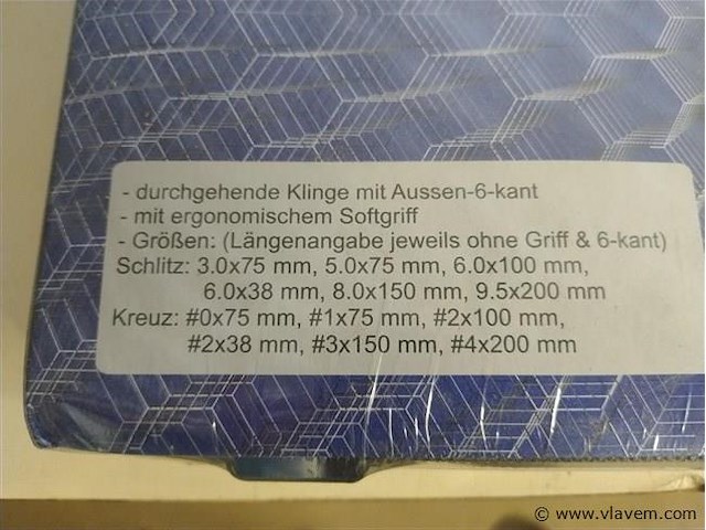 12 delige schroevendraaierset in koffer - afbeelding 3 van  3