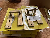 12 deurklinken koper kleur - afbeelding 4 van  4