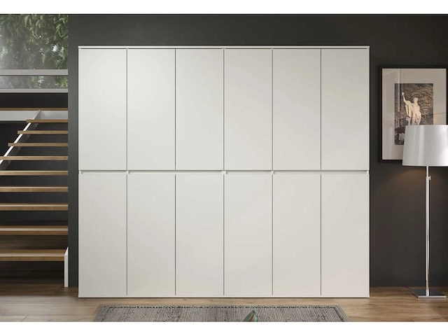 12-deurs multifunctionele kast, witte melamine - afbeelding 5 van  6