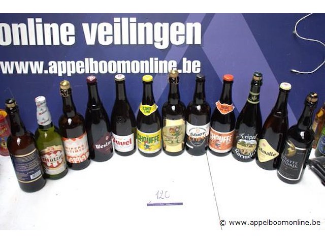 12 div flessen bier, wo chouffe, westmalle - afbeelding 1 van  3