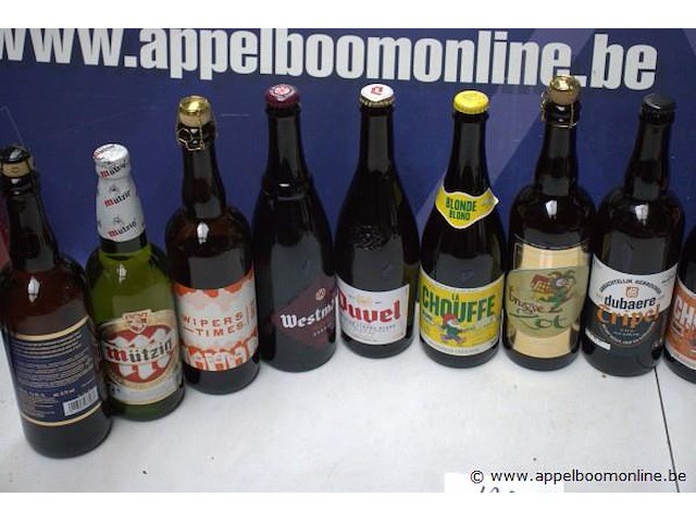 12 div flessen bier, wo chouffe, westmalle - afbeelding 2 van  3