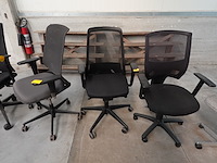 12 diverse bureau stoelen - afbeelding 4 van  5