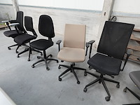 12 diverse bureau stoelen - afbeelding 5 van  5
