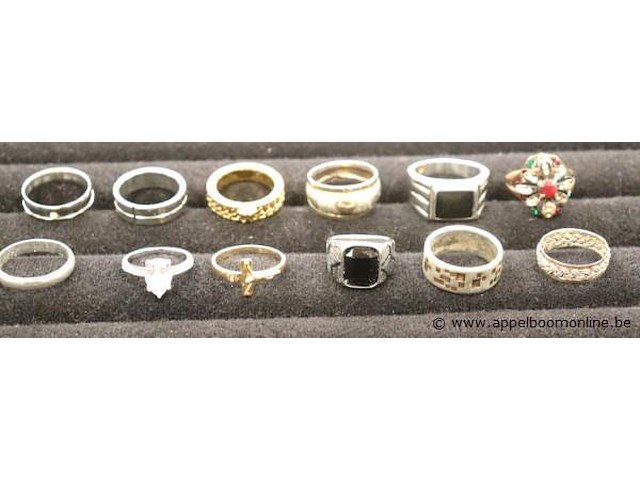 12 diverse ringen - afbeelding 2 van  4