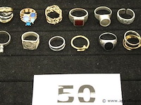 12 diverse ringen - afbeelding 1 van  4