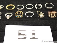 12 diverse ringen - afbeelding 1 van  4