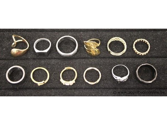 12 diverse ringen - afbeelding 4 van  4