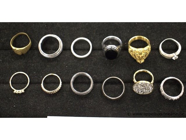 12 diverse ringen - afbeelding 5 van  5