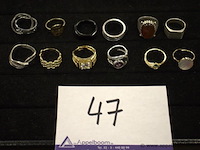 12 diverse ringen - afbeelding 1 van  6
