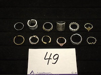 12 diverse ringen - afbeelding 1 van  4