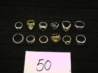 12 diverse ringen - afbeelding 1 van  4