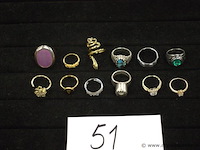 12 diverse ringen - afbeelding 1 van  4