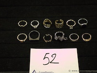 12 diverse ringen - afbeelding 1 van  4